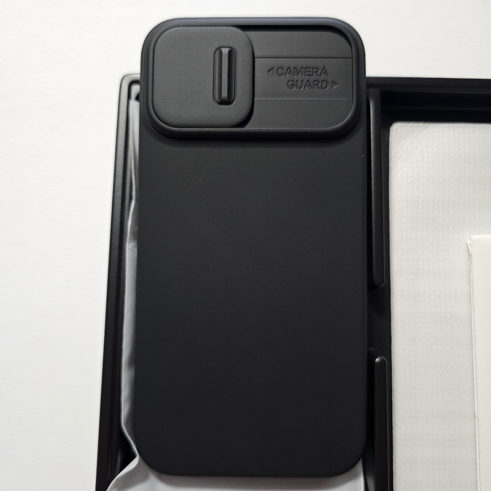 iPhone 13 Pro Max - Black HardShell Case & (2) Screen Protectors Set